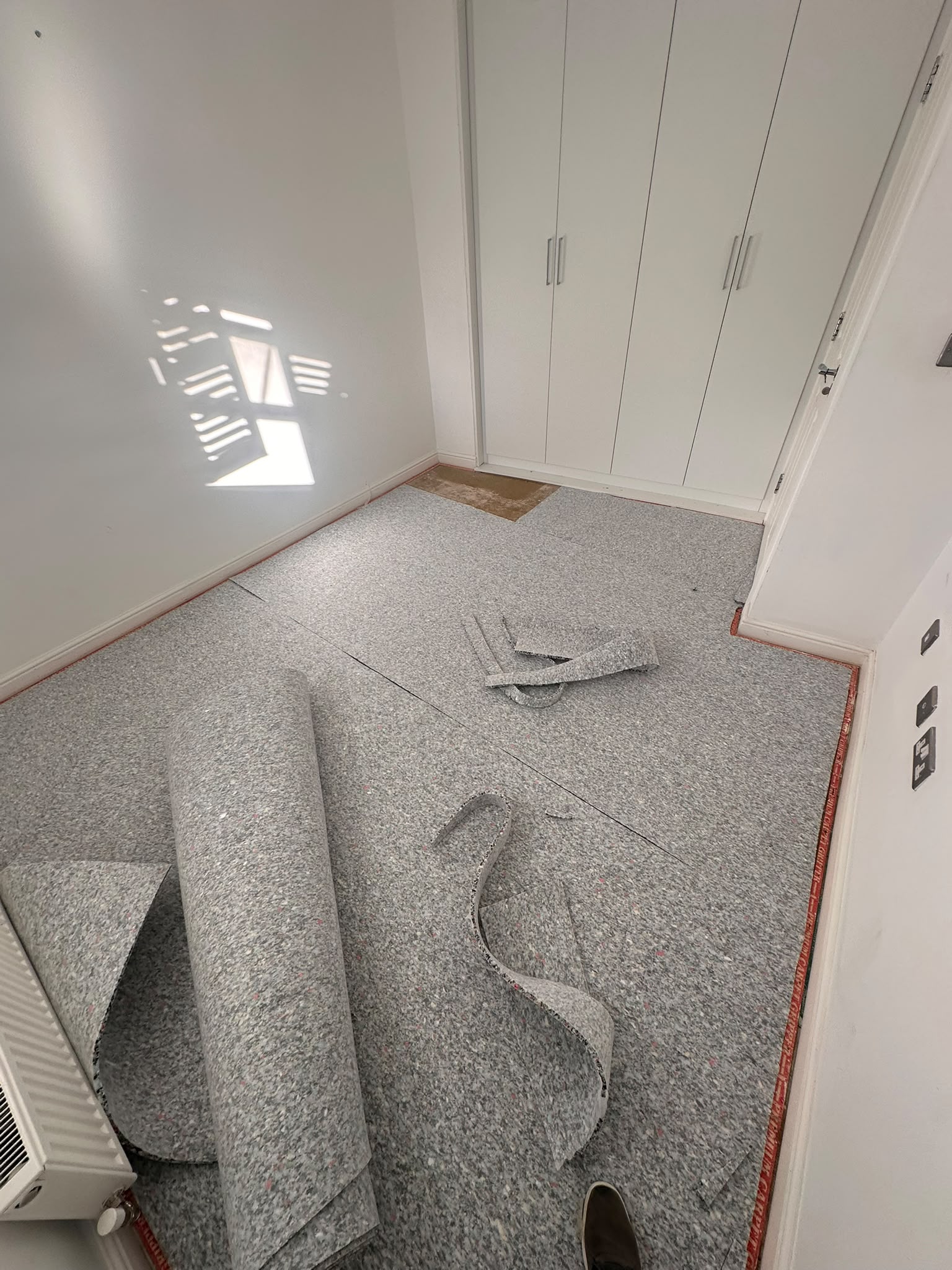 Fitting New Underlay