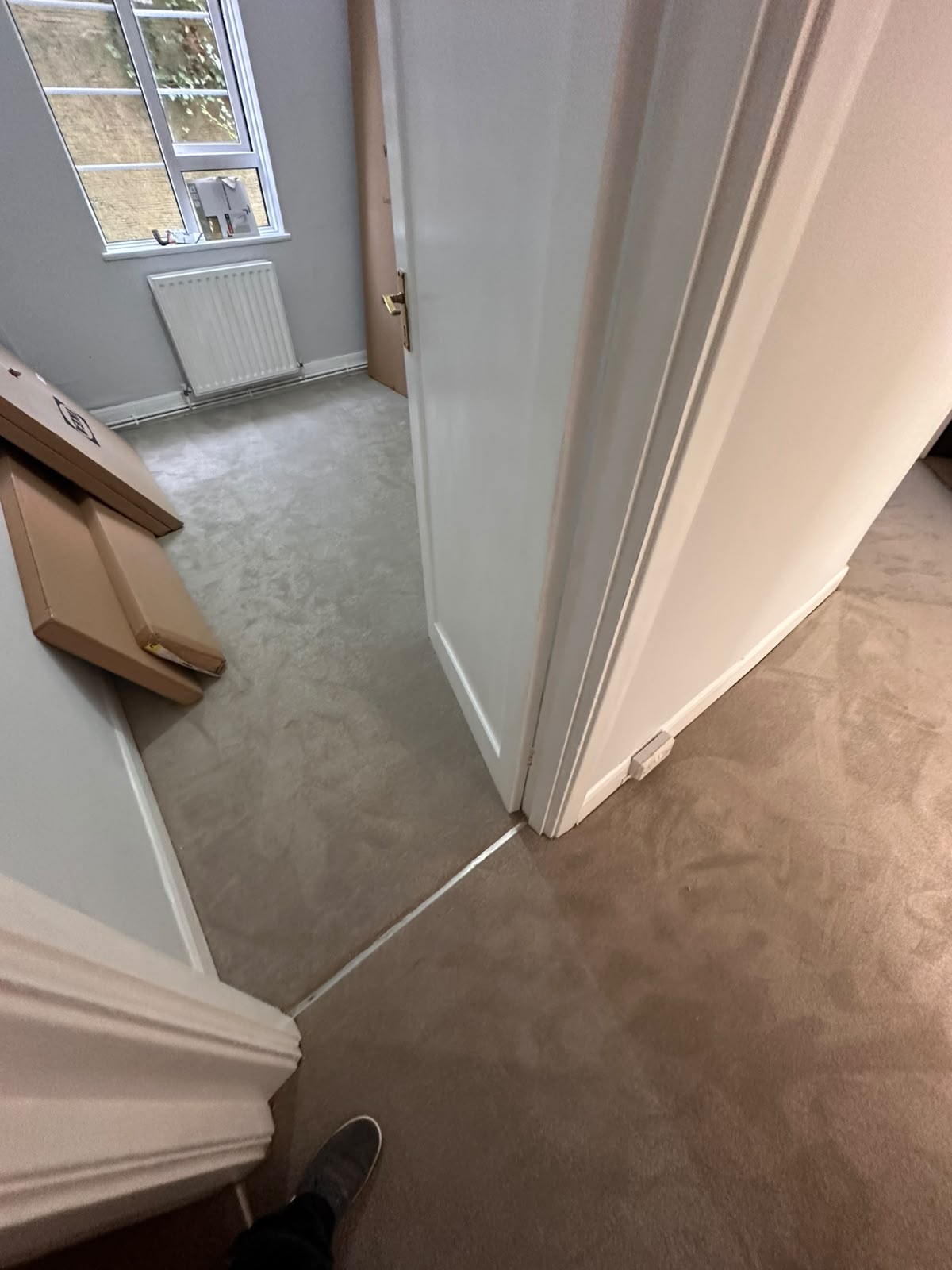 Cream Carpet Fitted in Hallway - Wimbledon SW19