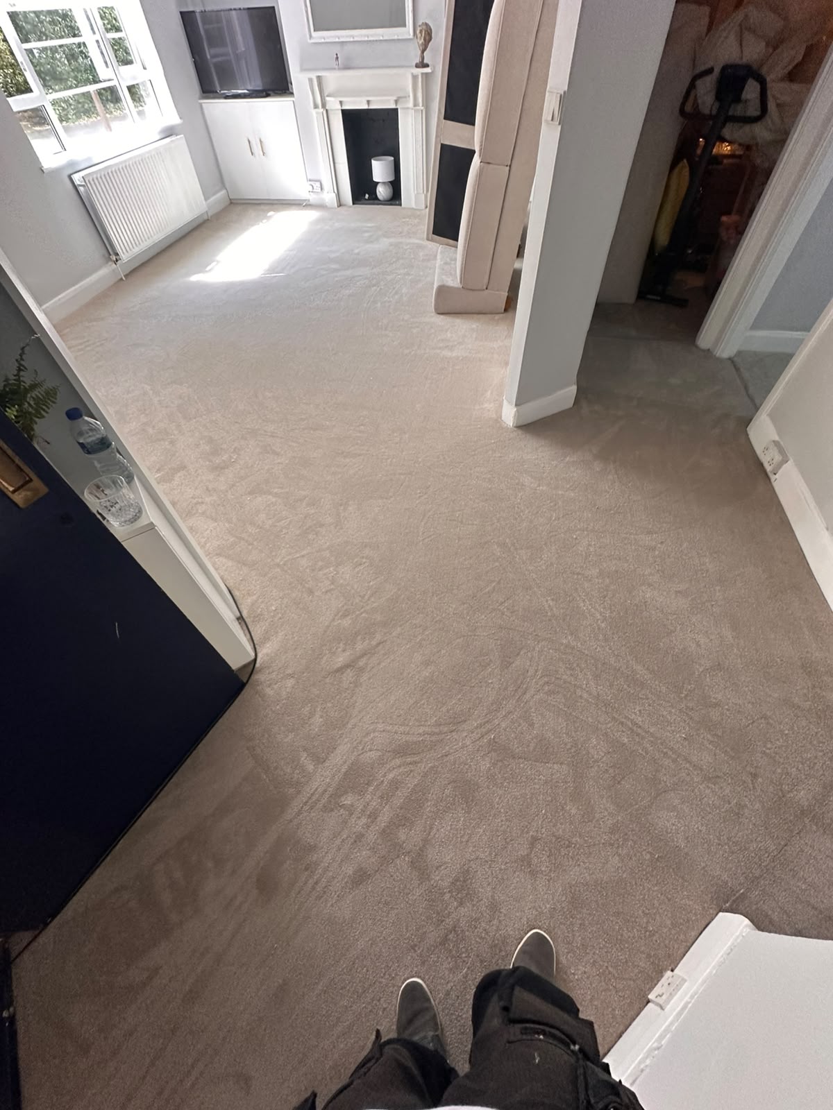 Cream Carpet Fitted in Living Room - Wimbledon SW19