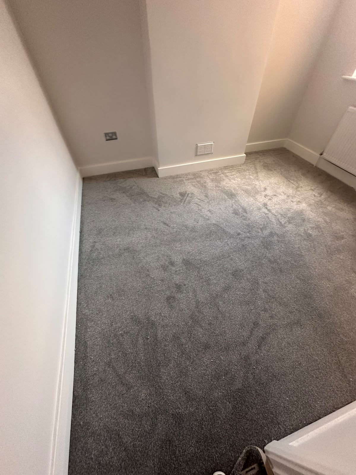 Grey Carpet Fitted in Box Room - Wimbledon SW19