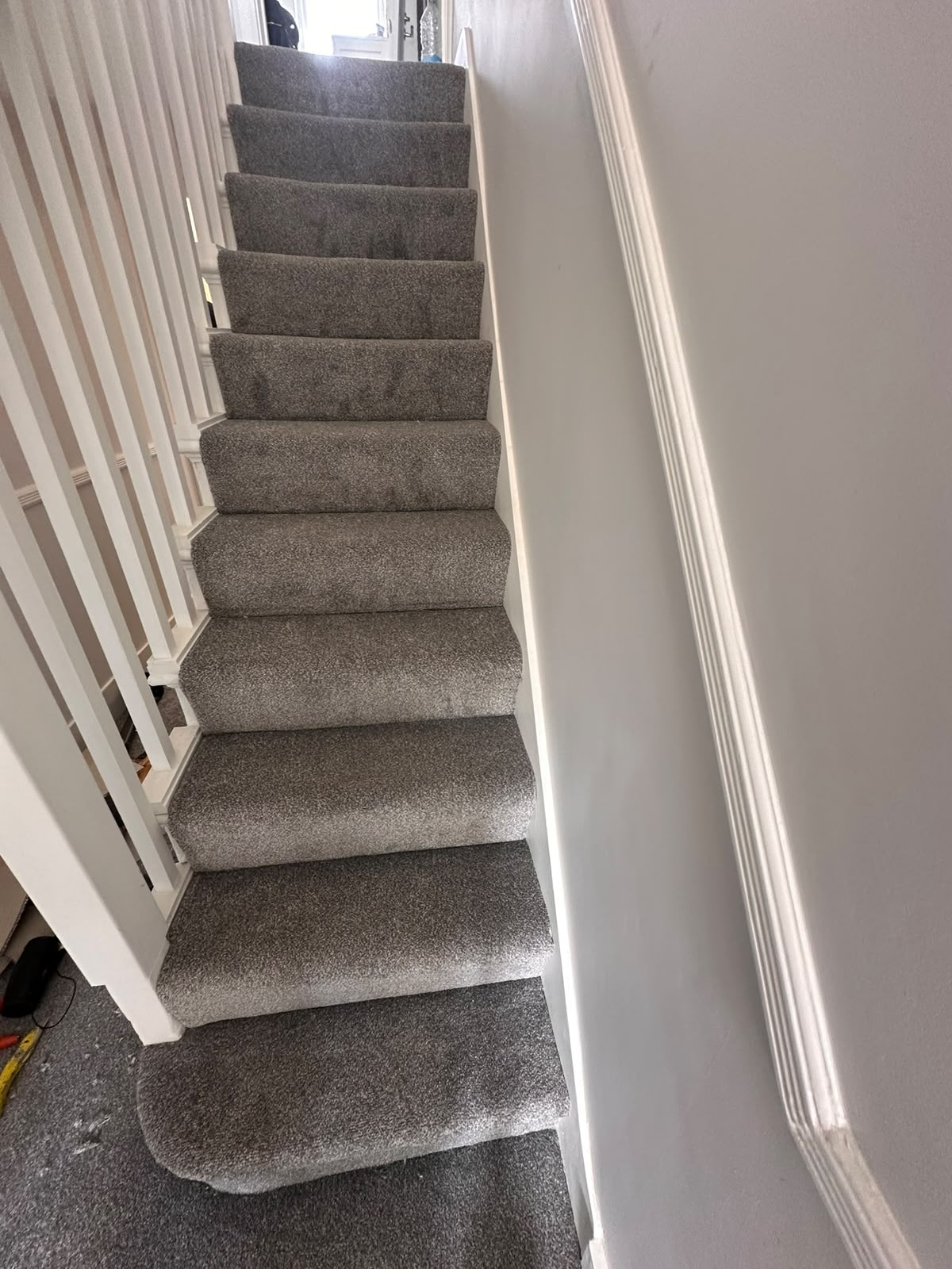 Grey Carpet Fitted on Stairs - Wimbledon SW19