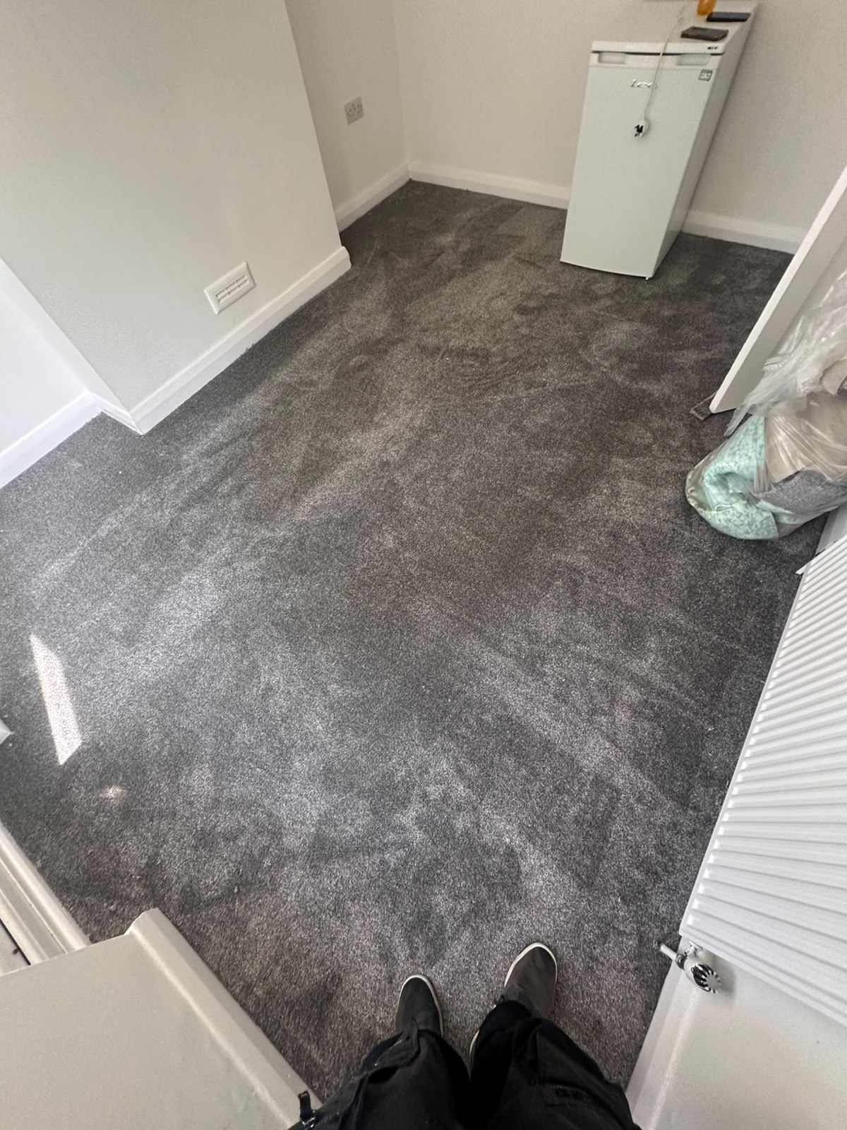 Grey Carpet Fitted in Utility Room - Wimbledon SW19